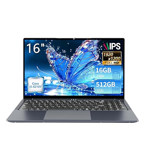 16" Notebook Core i5 8210Y (fino a 3.6 GHz) 16GB