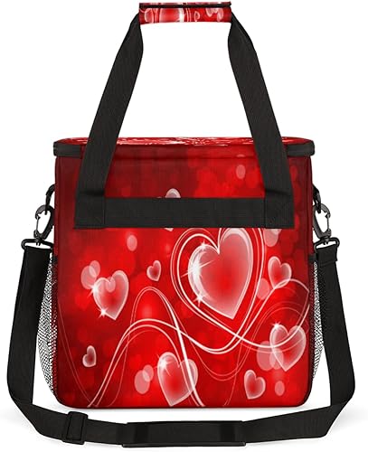 Miniatura 5 de Hearts Love - Cafetera de San Valentín, bolsa de transporte para Keurig K-Mini o K-Mini Plus K-Cup Pods almacenamiento portátil cafetera bolsa de