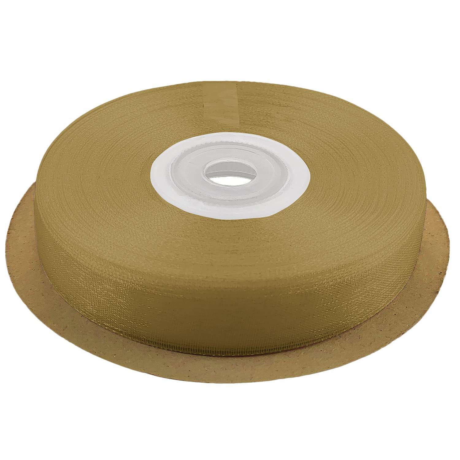 Netuno 1 roll of Satin Organza Ribbon Gold 12 mm x 32 m (0.47 in x 12.6 in) Decorative Fabric Ribbon for Gifts Crafts Weddings Communion Baptism Christmas Birthdays Wrapping Scrapbooking DIY