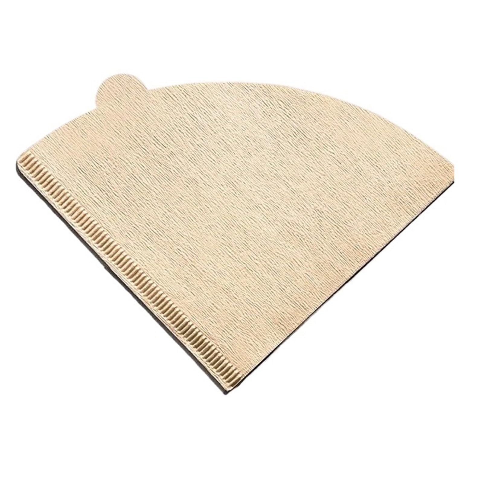 Kaffeefilter-Papiere, Ungebleichte Kaffeefilterpapiere (40–200 Stück) for 1–4 Tassen Pour-Over-Kaffeemaschinen(200pcs pack V02)