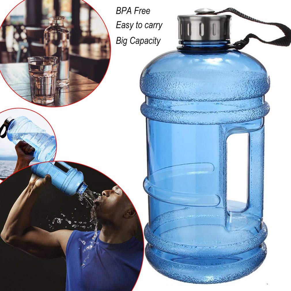 2.2L Portable Size Large Capacity Water Bottle Training Sports