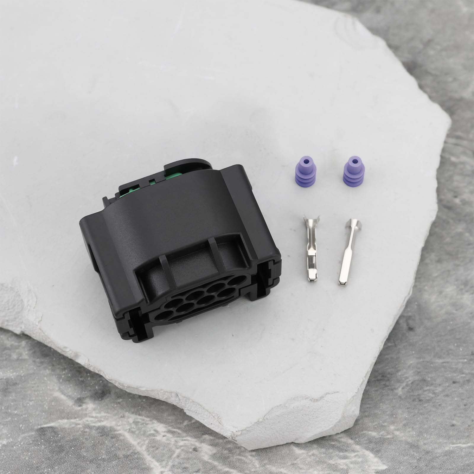 Jeu De Connecteurs Radar VW : 8 Broches Avec Bouchons Caoutchouc - 4F0972708 Compatible
