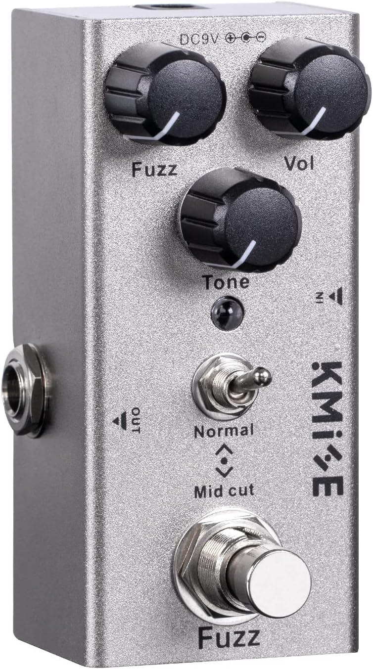 lotmusic Fuzz Electric Guitar Effects Pedal Mini Single Type DC 9V True Bypass