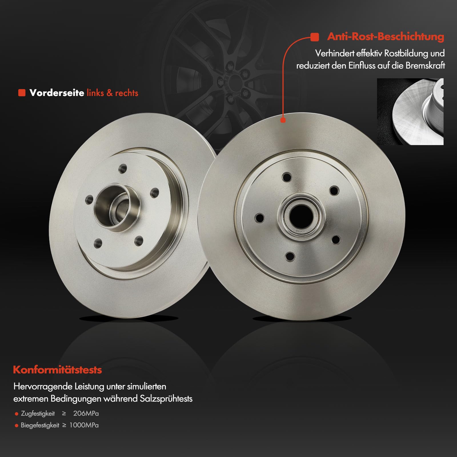 Frankberg Discos y pastillas de freno traseros de 274 mm 7701209869 | Compatible con: K.a.n.g.o.o/Grand K.a.n.g.o.o KW0/1, K.a.n.g.o.o Express FW0/1, K.a.n.g.o.o Be Bop KW0/1