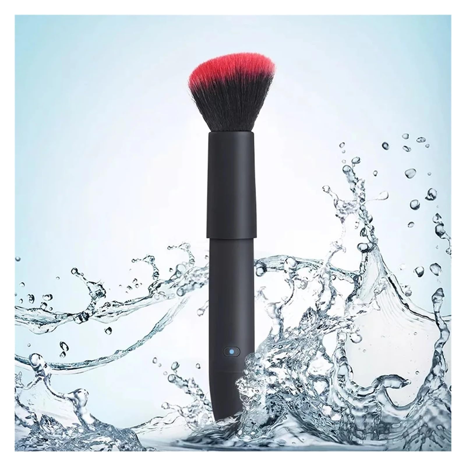 Doppelköpfiger Make-up- und Massagestift for Frauen, Gesichts- und Körperentspannung 2-in-1, leicht und tragbar, auch Männer können ihn verwenden(01 BLACK)