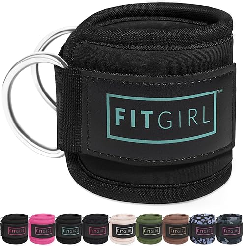 Miniatura 5 de FITGIRL - Correa de tobillo para máquinas de ejercicio con cable, accesorio de puño de entrenamiento para el hogar y el gimnasio, entrenamientos de