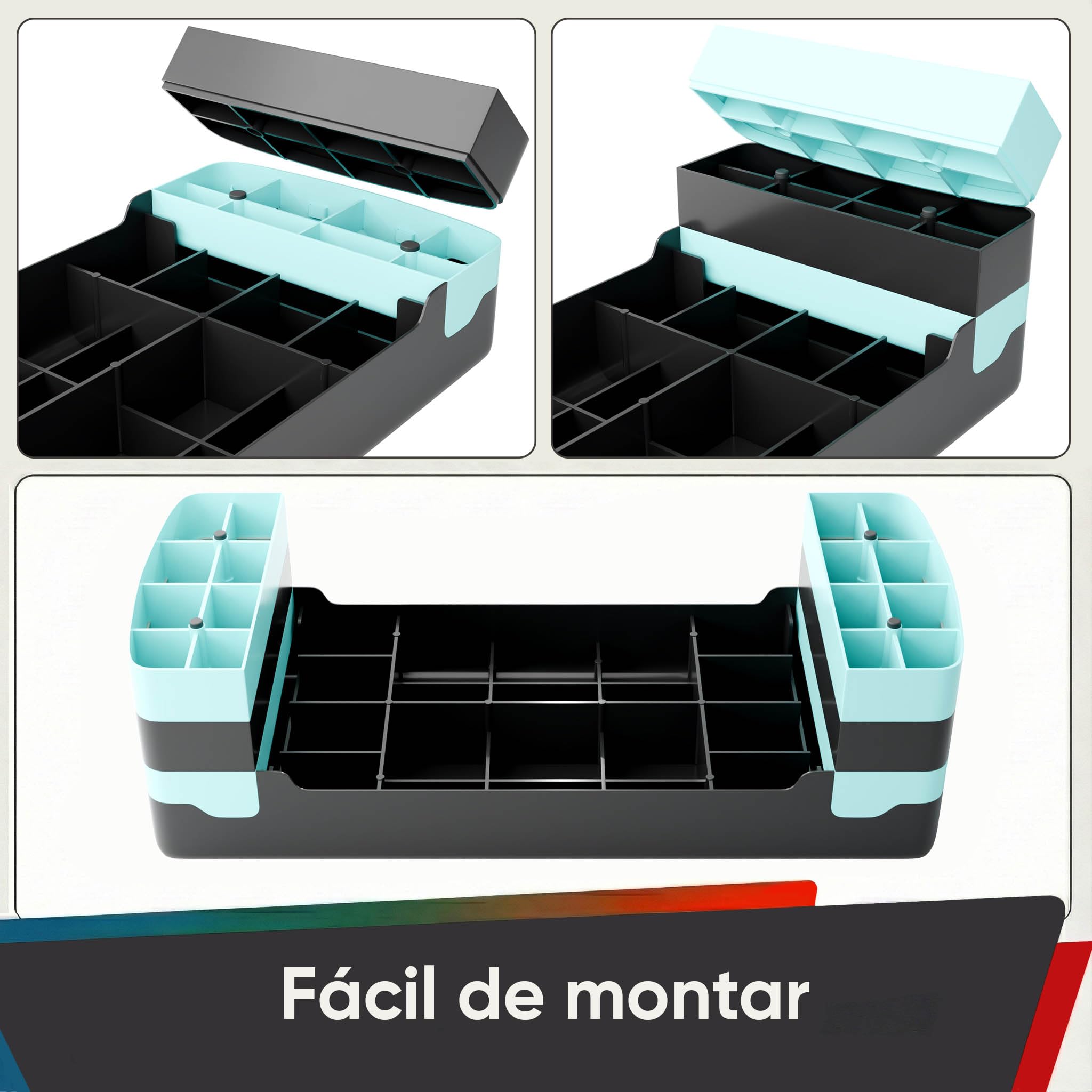 Ultasport Step de Aeróbic I Steps Fitness I Antideslizante, Ajustable en 3 Alturas I Stepper para Ejercicio en Casa, Stepboard, Stepbench 68 x 28 cm, Azul