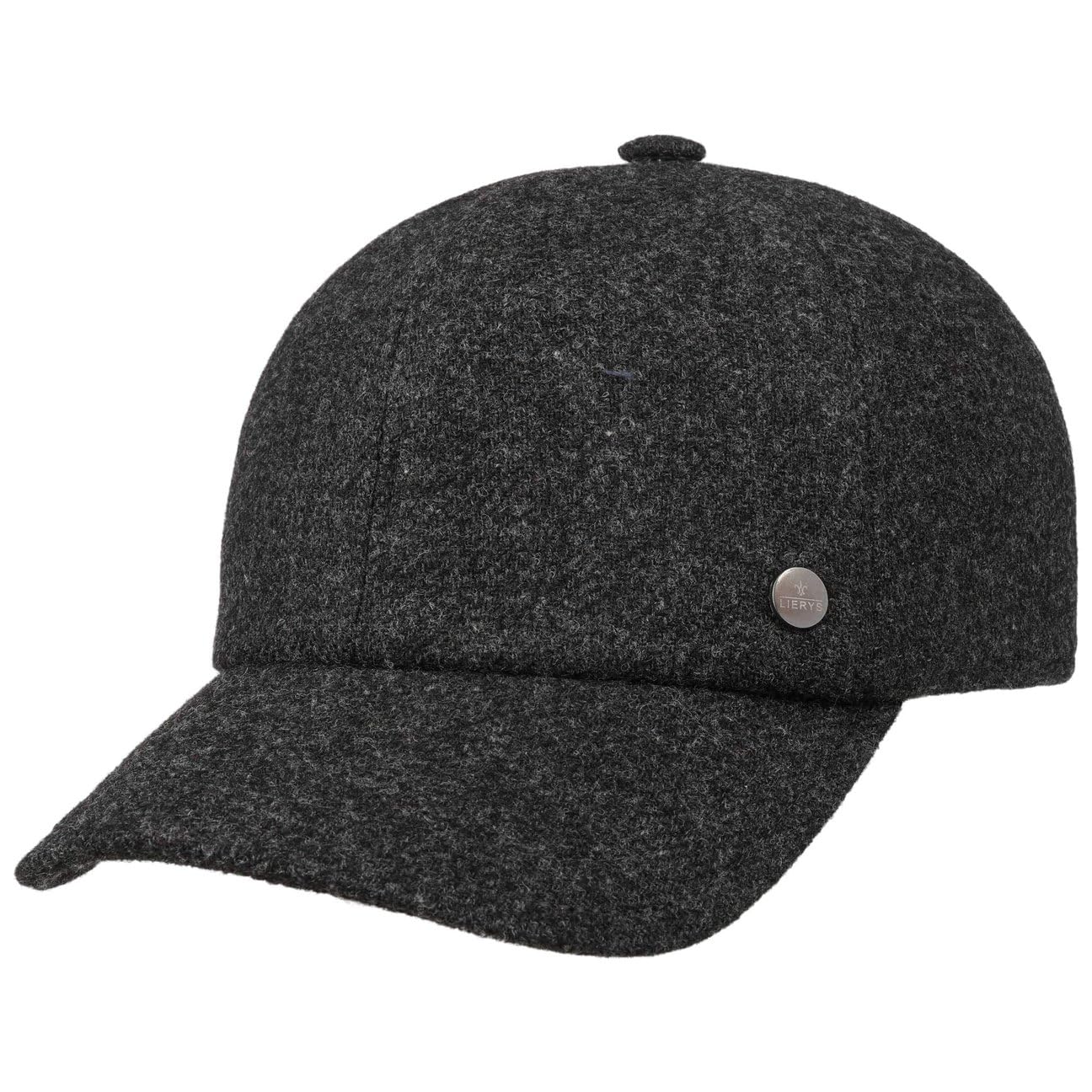 Lierys Shetland Gorra de Beisbol 100% Lana Seis Paneles Hombre Otono Invierno