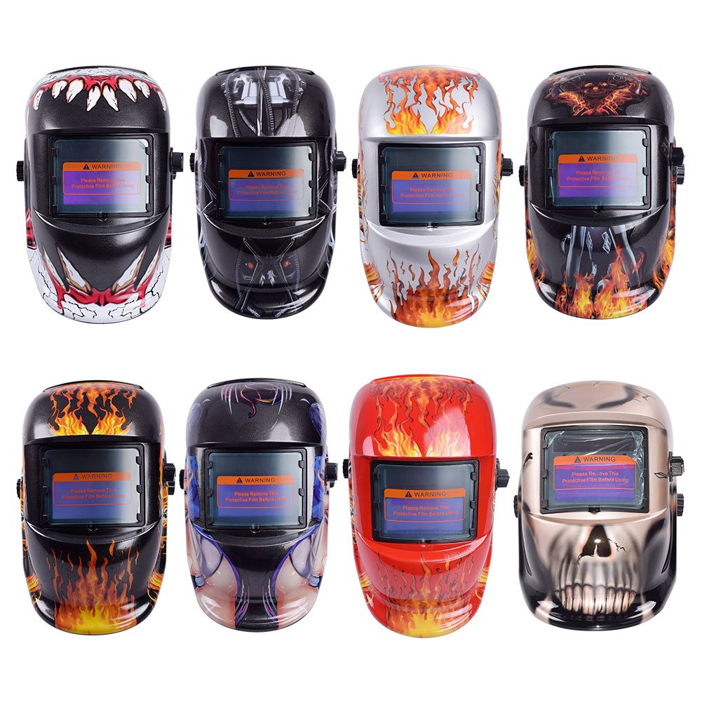 Máscara de soldadura, casco de soldadura, máscara de soldador, casco de soldadura máscara de soldadura eléctrica casco oscurecimiento automático lente de soldadura ajustable soldadura electricista equ