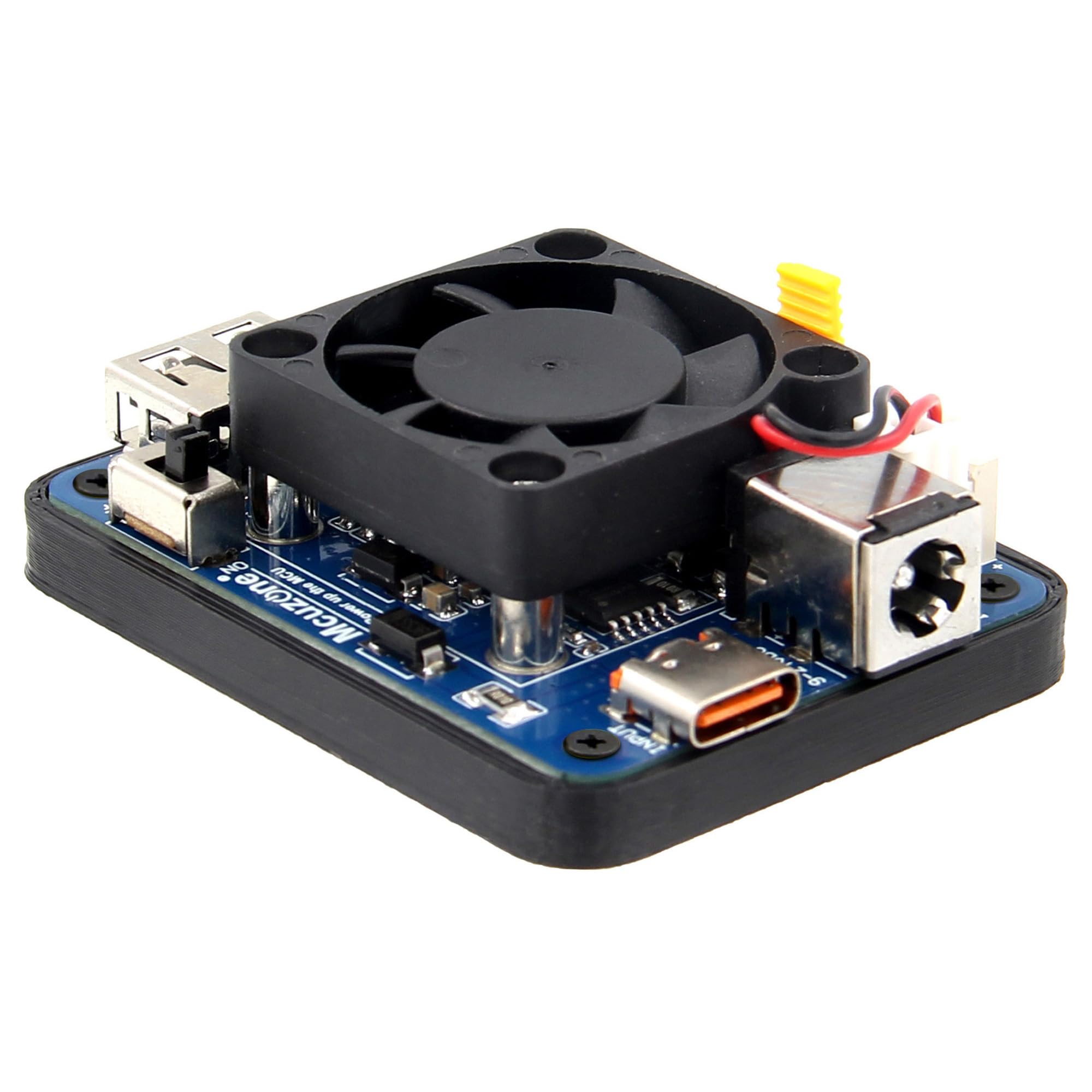 Geekworm Module d'alimentation 5 V 5 A pour Raspberry Pi 5, prise en charge double sortie, double entrée CC 9-24 V et USB-C PD 12 V - 2