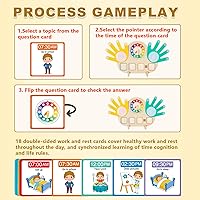 Vista 7 de Juguetes educativos 2 en 1 Manipulativos matemáticos Bloques de conteo numérico y reloj didáctico para niños, juguetes de aprendizaje preescolar