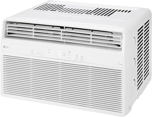 Vista 164 de LG Aire acondicionado de ventana de 10000 BTU [2023] Control remoto con aplicación WiFi, filtro ultra silencioso, lavable, enfría 450 pies cuadrados