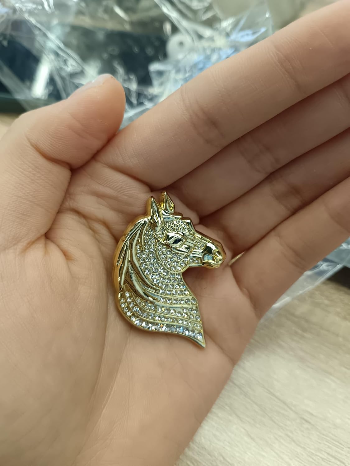 Generic 1.5"" Rhinestone Horse Brooch | Horse Pin | Brooch Aesthetic Pin - Horse Animal Art Pins Fashion Pins - Image 4