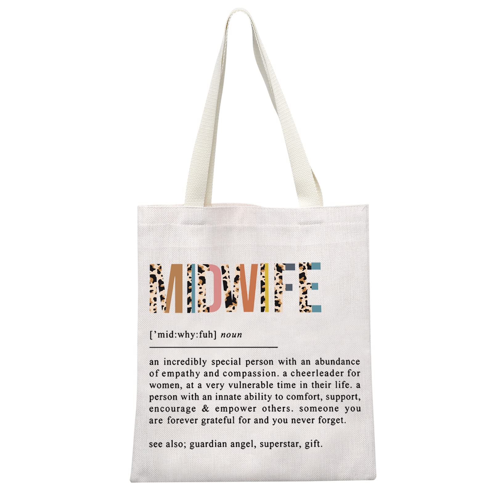 Borsa tote per CNM, idea regalo per ostetrica, regalo di apprezzamento per il lavoro e la consegna, Borsa da ostetrica, Small