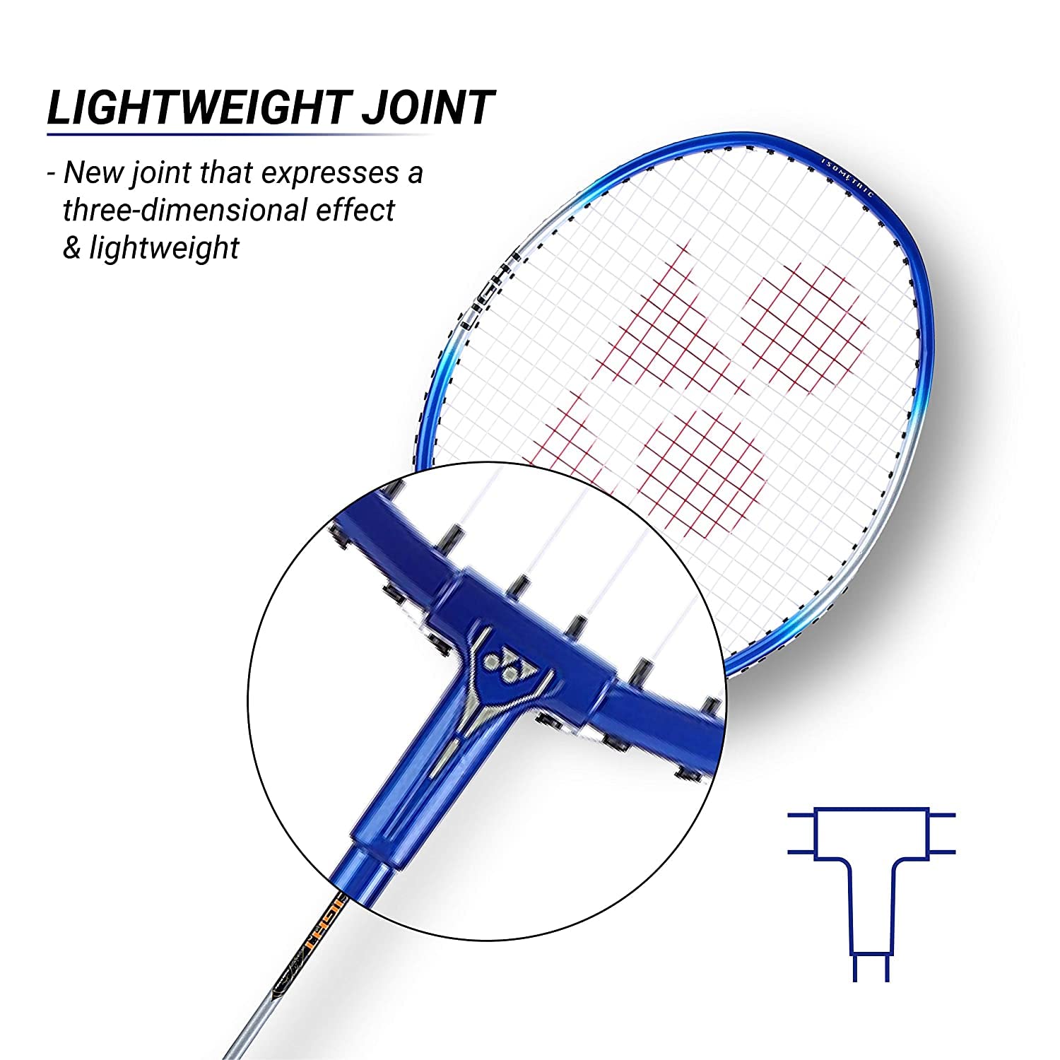 Yonex Best Beginner's Badminton Combo (lekka rakieta z mieszanki aluminium ZR 100 z pełną pokrywą, zestaw 2 szt. + Mavis 10 lotka, 6 sztuk)