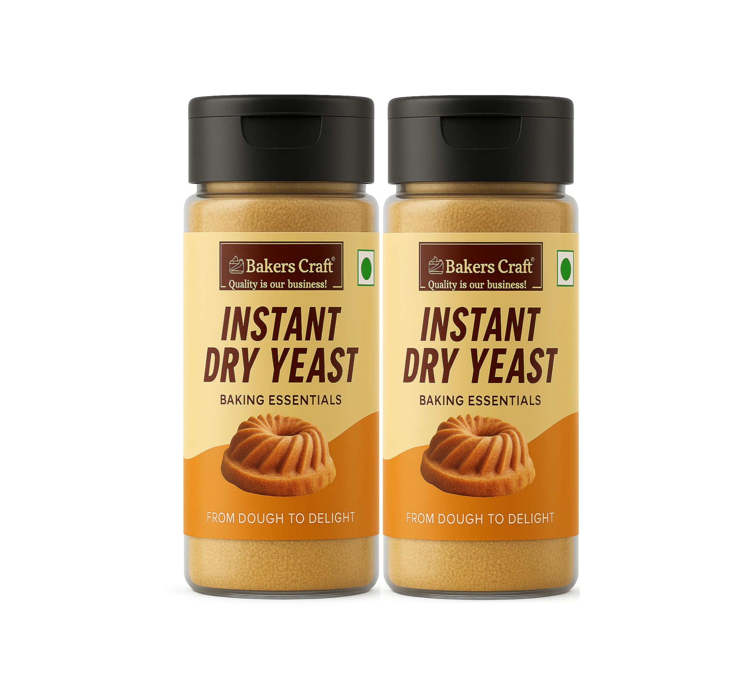 Bakers Caft 100 gm x 2 Wine Making Yeast | High Alcohol Tolerance | Fast & Clean Fermentation | Ideal for Red, White & Fruit Wines | Brewing Yeast | Combo Pack Of 2