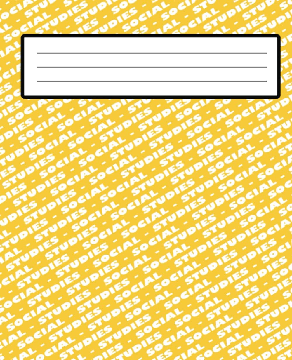 Social Studies Composition Book | Color Code Themed Collection: Blank Assignment Book (Color Coded Composition Book Class Themed Collection)