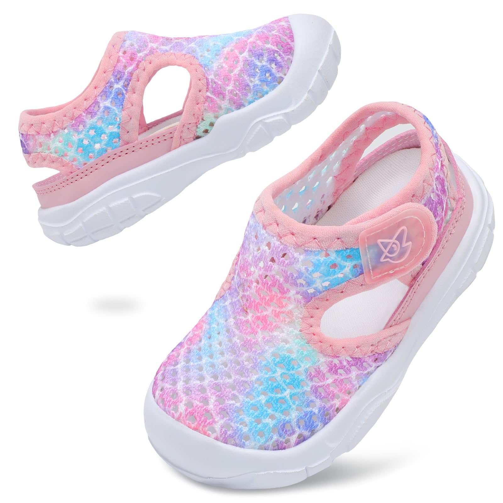 LeIsfIt Toddler Sandals Boys Girls Wide Sandals Kids Water Sandal Shoes Lightweight Barefoot Summer Shoes for Indoor Outdoor