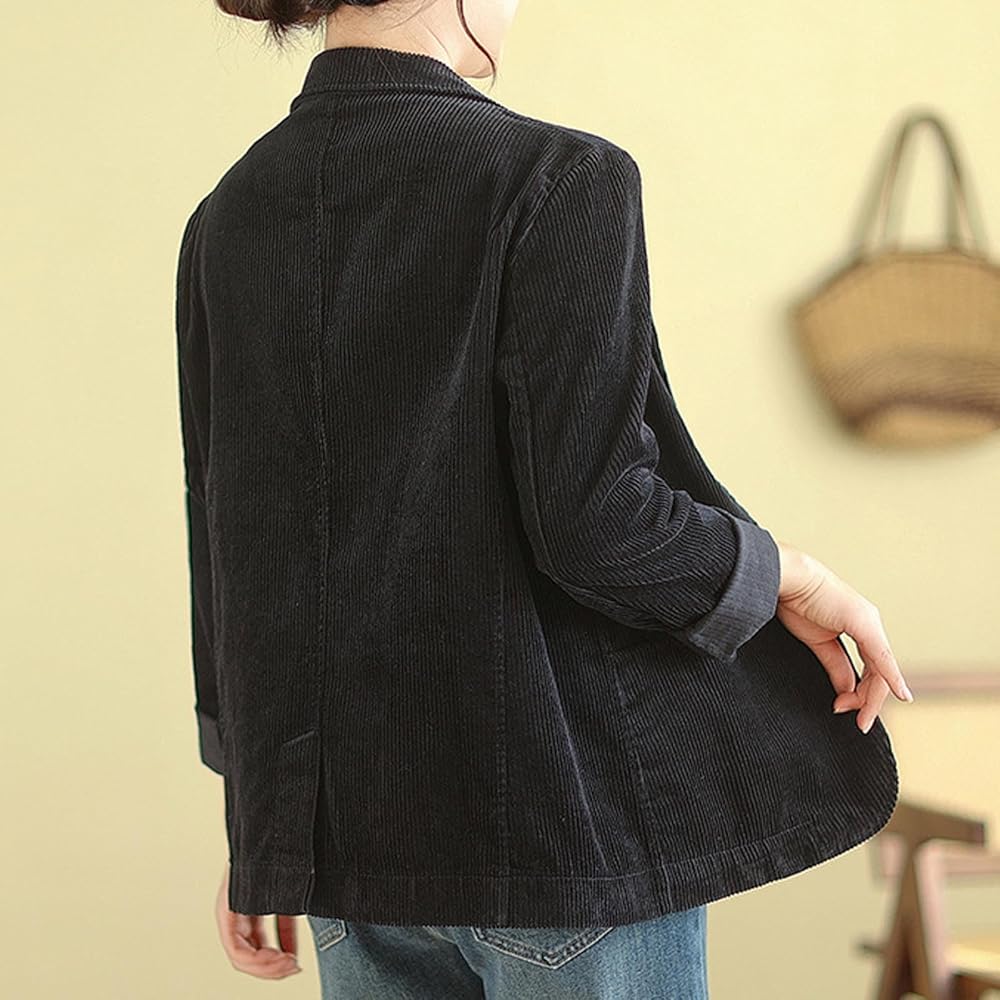 【送料無料・Vintage】BLACK CORDUROY LONG DORESS BodenWideLegCorduroyTrousers.