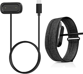 Charger Compatible with Hume Band 2.0 Fast Safe C-Cable Charger Replacement | Travel Portable Charging Case with USB-C Cable Accessories Charging Dock Station for Hume Health Band 2.0
