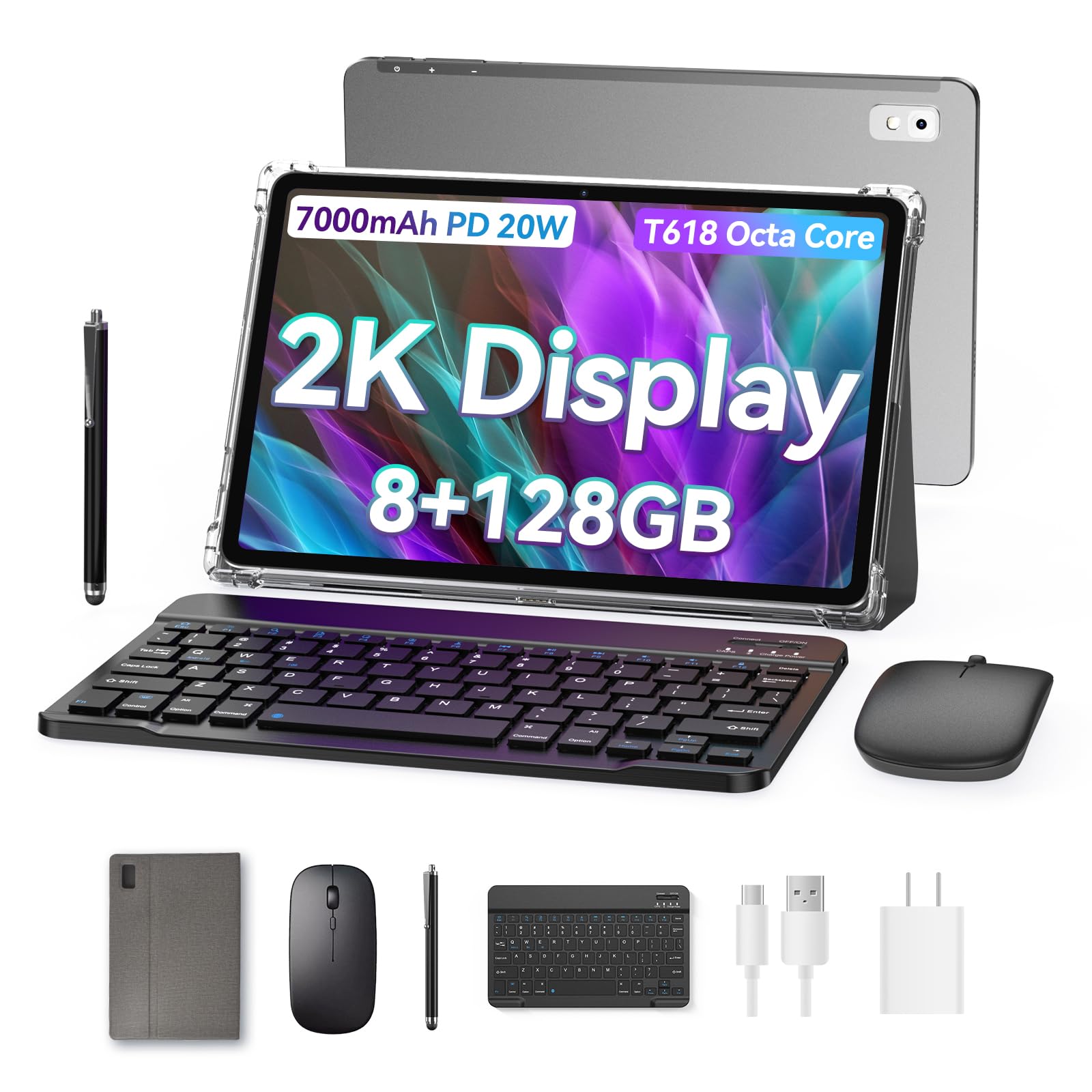 Headwolf Tablet Hpad1 Android Tablet,10inch Tablet with Keyboard