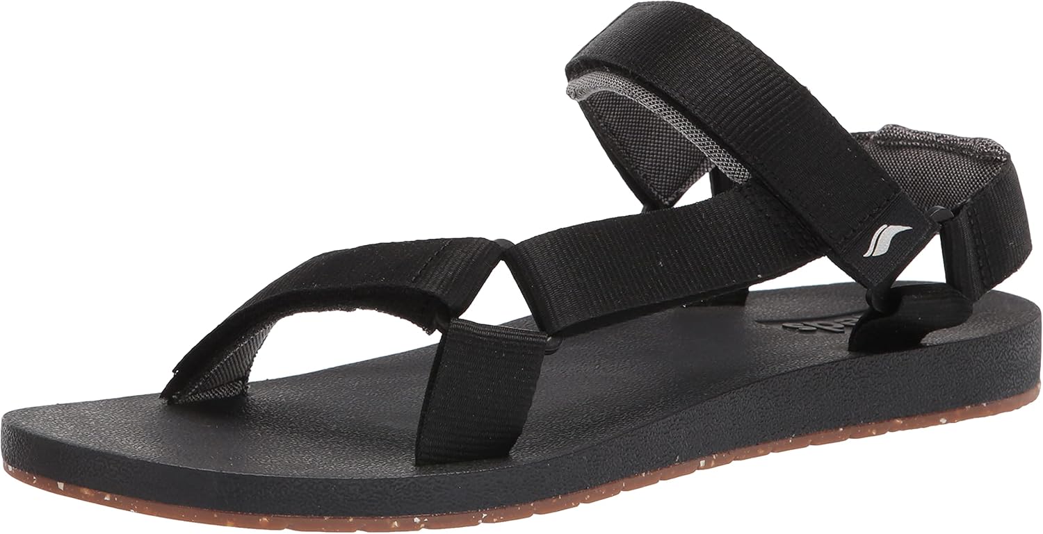Keds Women's Trio Eco Sport Sandal, Black, 6