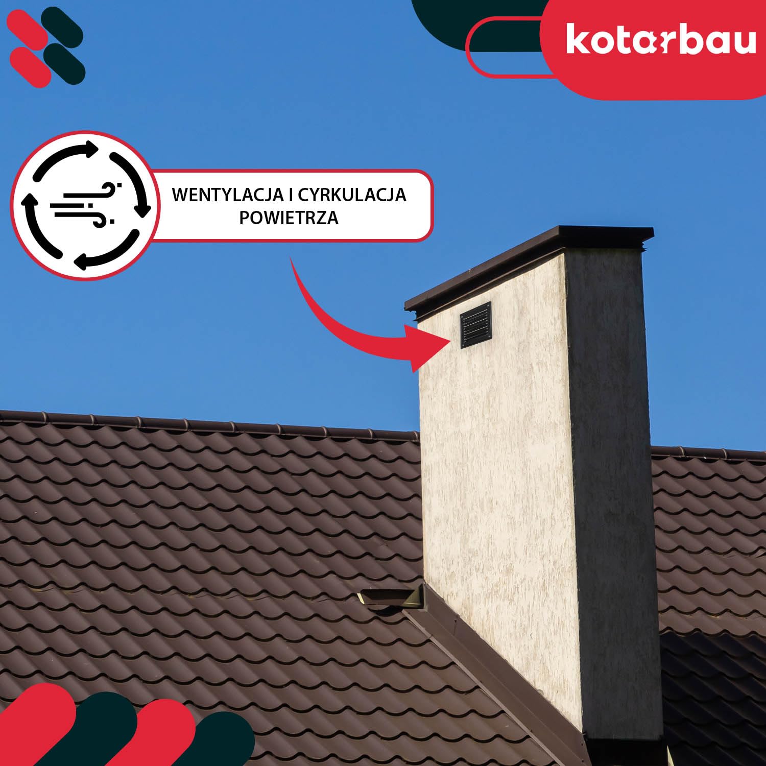 KOTARBAU® Kratka Wentylacyjna - 165 X 165 MM - Wentylacja z Siatką - Stal - Metalowa - Czarna