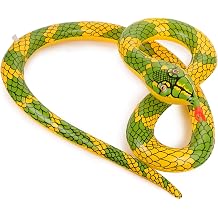 Inflatable Fake Snake Inflatable python For April Fools Day Easter Halloween Cosplay Party Favour Gold