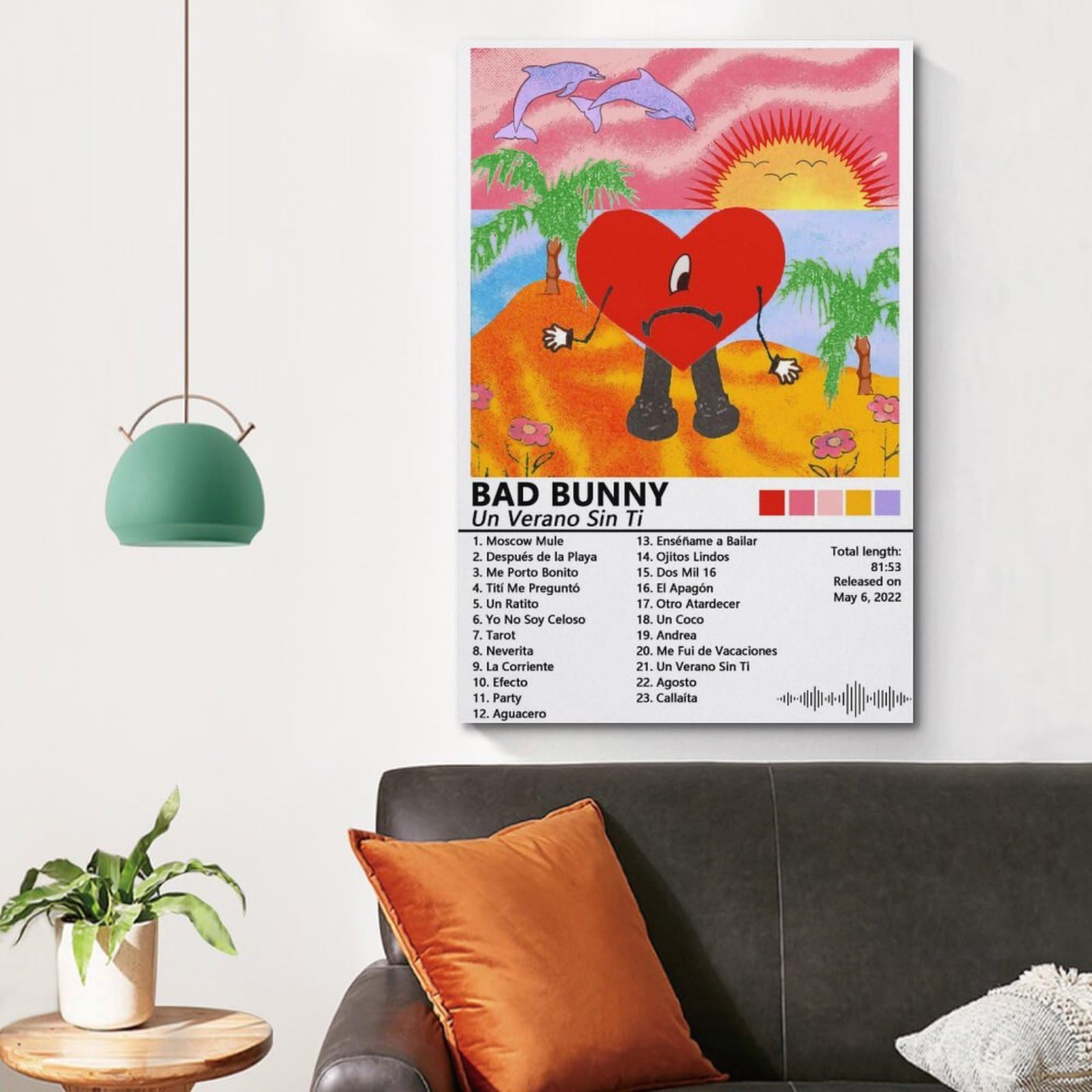 BDSHUNBF Poster Album Rock Band - Set Di 6 Stampe Senza Cornice Per Decorare La Camera, 20x25 Cm - Foto 2