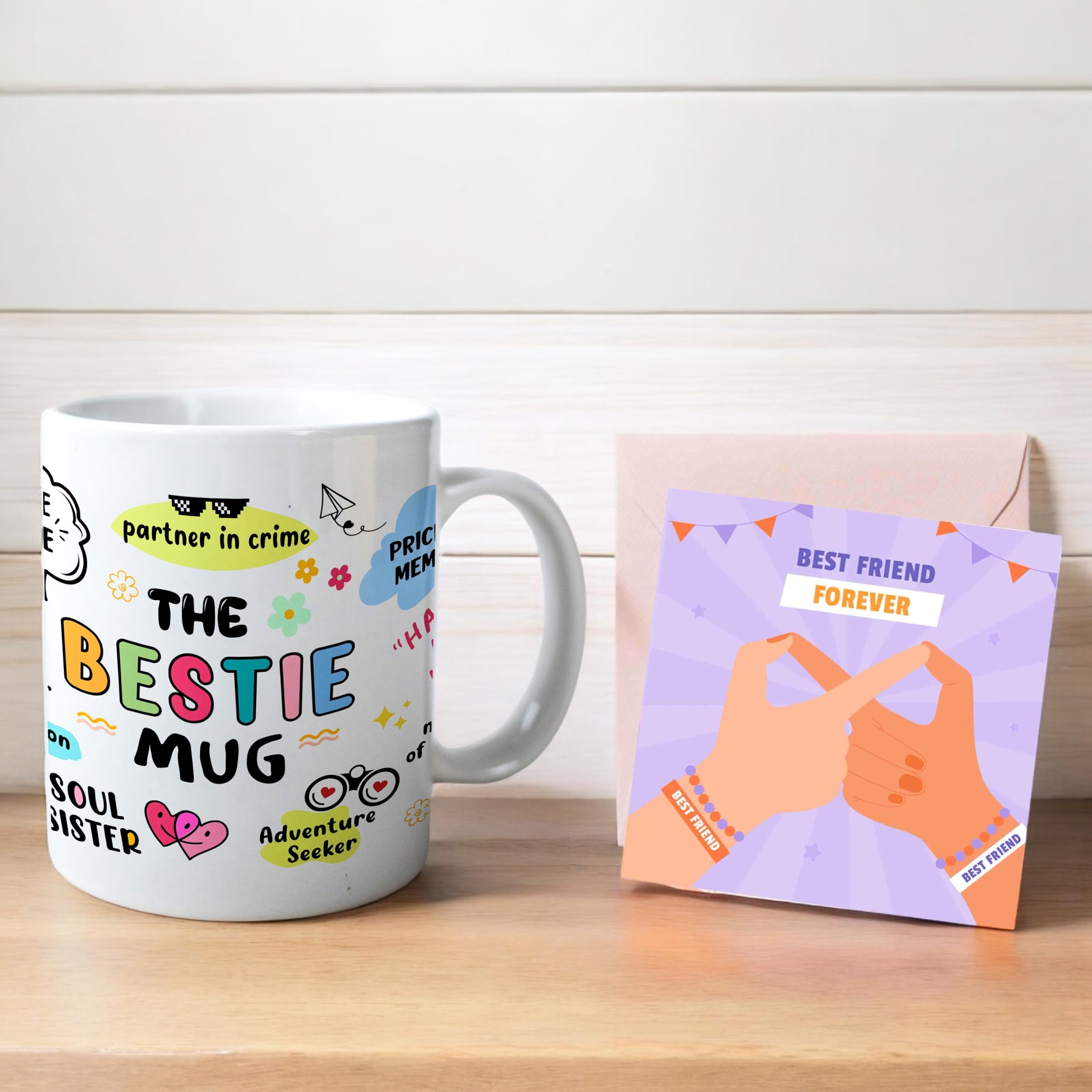 See full amazon price history chart for SINCE 7 STORE "The Bestie Mug” Coffee Mug with Greeting Card - Beautifully Designed Mug for Girl Bestfriends/Perfect Birthday/Any Occasion Gift Friendship Day SINCE 7 STORE "The Bestie Mug” Coffee Mug with Greeting Card - Beautifully Designed Mug for Girl Bestfriends/Perfect Birthday/Any Occasion Gift Friendship Day (B0D1QTXNP4) Amazon Price History, Amazon Price Tracker