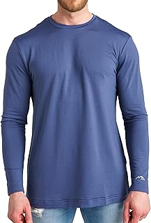Merino.tech Merino Wool Base Layer - Mens 100% Merino Wool Long Sleeve Thermal Shirts Lightweight, Midweight, Heavyweight