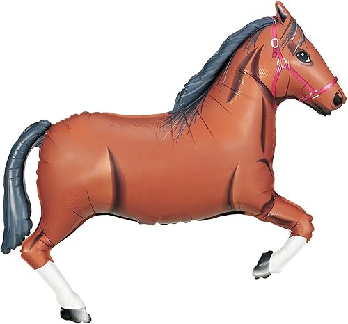 Caballo Jumbo 43 pulgadas Foil Balloon, Unitalla, Como se muestra