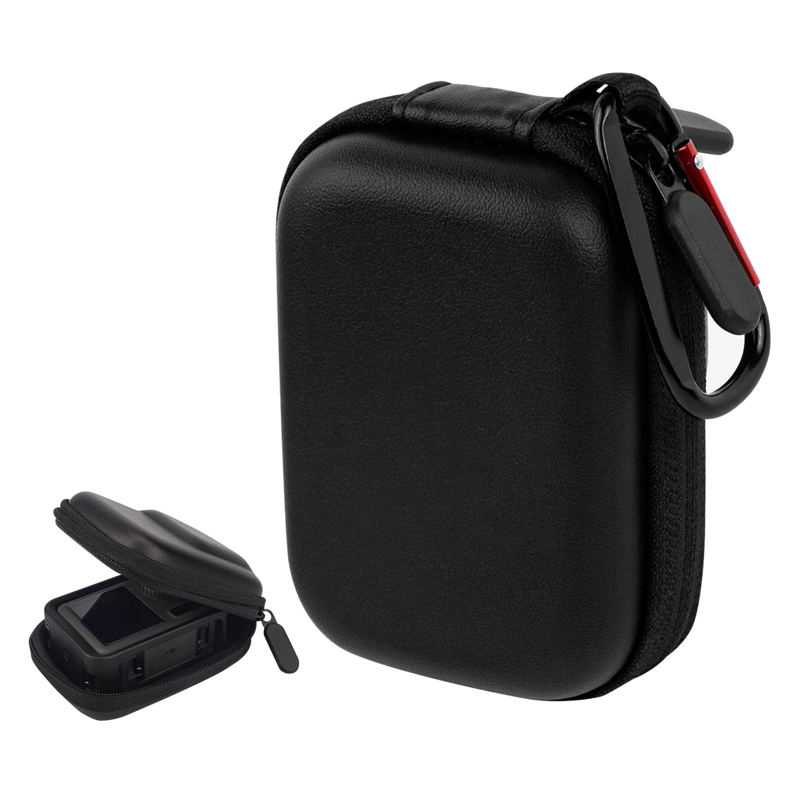Hesupy Étui De Voyage Pour Dji Action 5 Pro/4/3, Sac De Protection Résistant Aux Chutes Noir