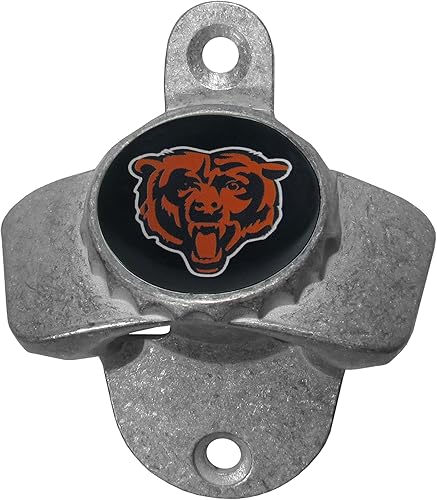 Chicago Bears - Abrebotellas de montaje en pared