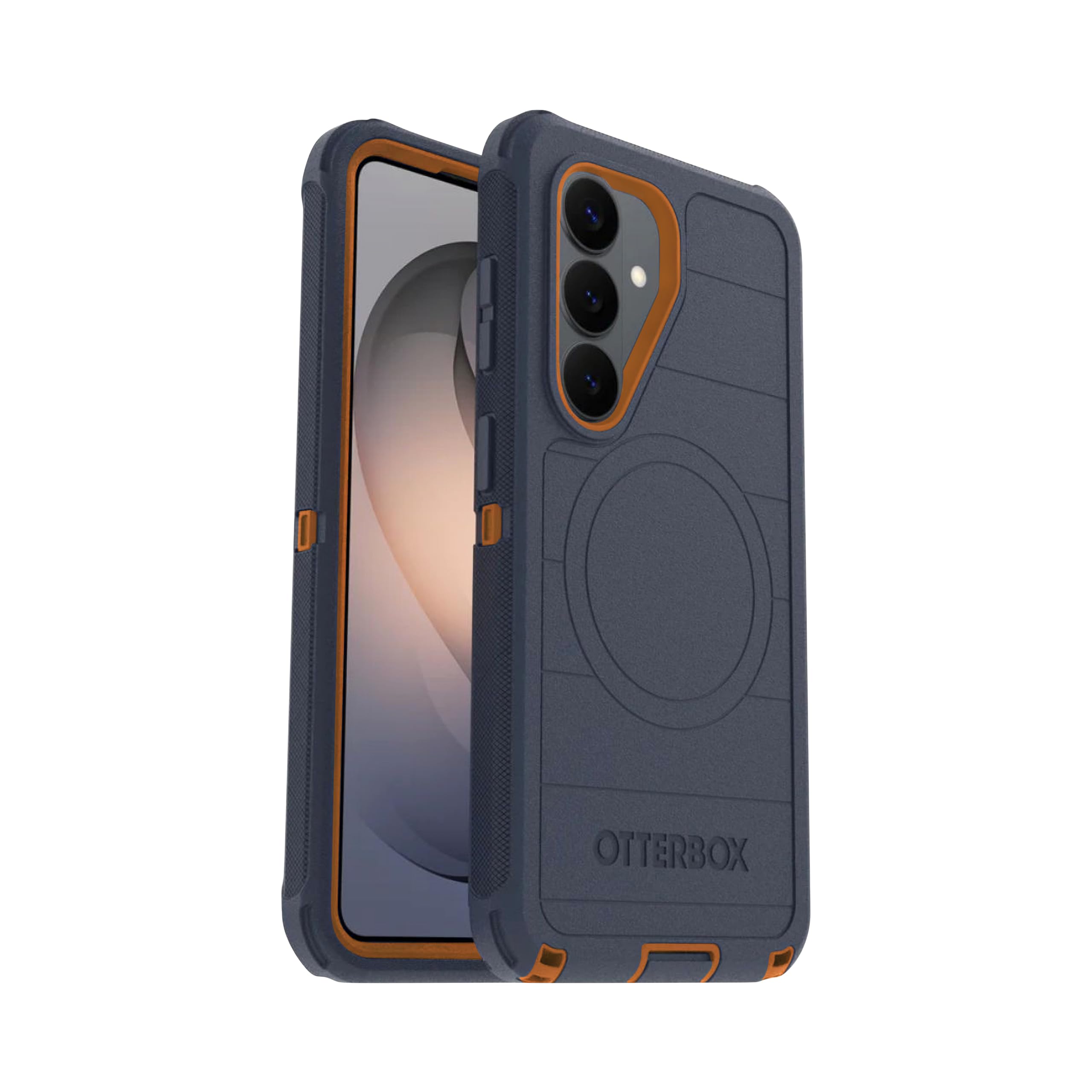 Galaxy S26 (Only) - Defender Series Case - Navy Canyon (Blue & Orange) - Tough - Rugged &…
