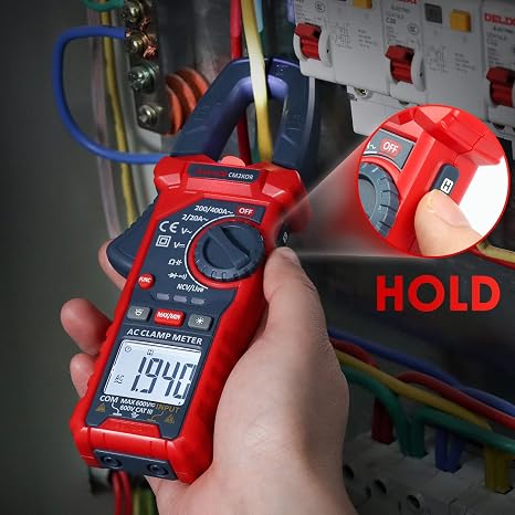 AstroAI CM2K0R 2000 Sayım Pens Metre, Multimetre, Polimetre, Voltmetre, AC Akım, AC/DC Gerilim, Direnç, Frekans, Kapasitans, Süreklilik, Test Diyotları için Test Cihazı