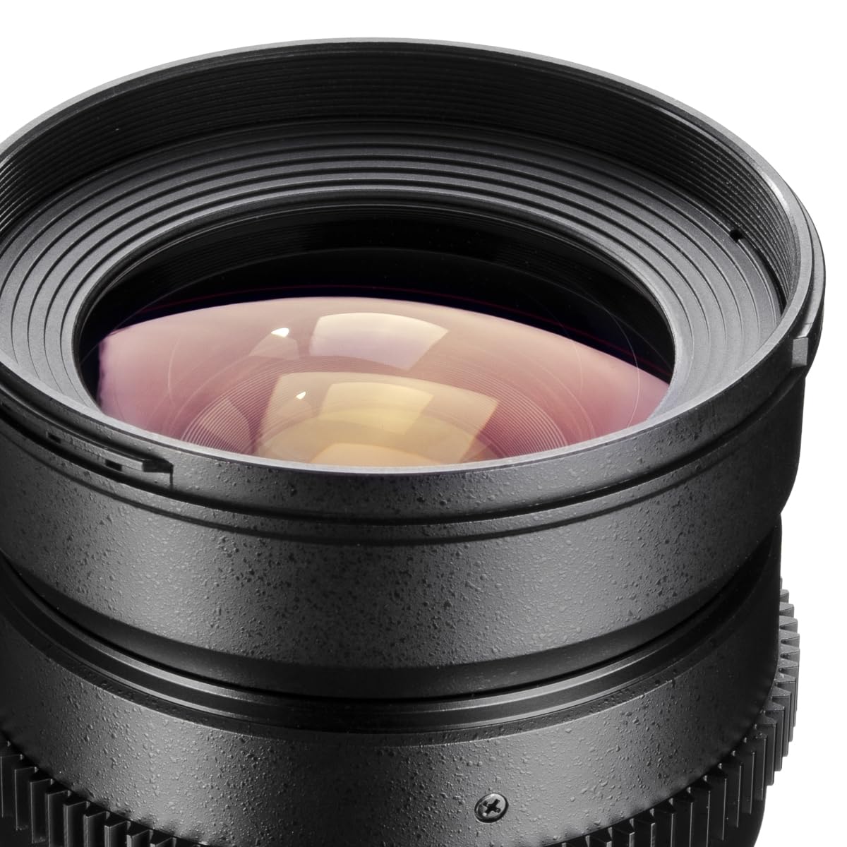 Walimex pro 35mm 1:1,5 VDSLR Foto- und Videoobjektiv (Filtergewinde 77mm, Gegenlichtblende, Zahnkranz, stufenlose Blende und Fokus) kompatibel mit Nikon F Objektivbajonett schwarz