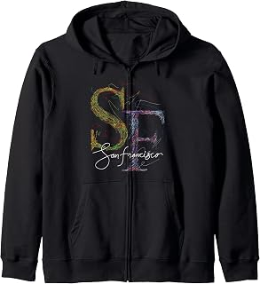 SF San Francisco Zip Hoodie
