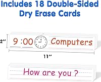 Vista 3 de Tabla de bolsillo para horario diario, 13+1 bolsillos para niños, horario diario para niños, tabla de bolsillo para aula, escuela, oficina u hogar
