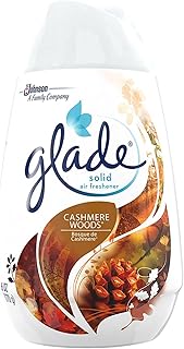 Solid Air Freshener, Deodorizer for Home and Bathroom, Cashmere Woods, 6 Oz
