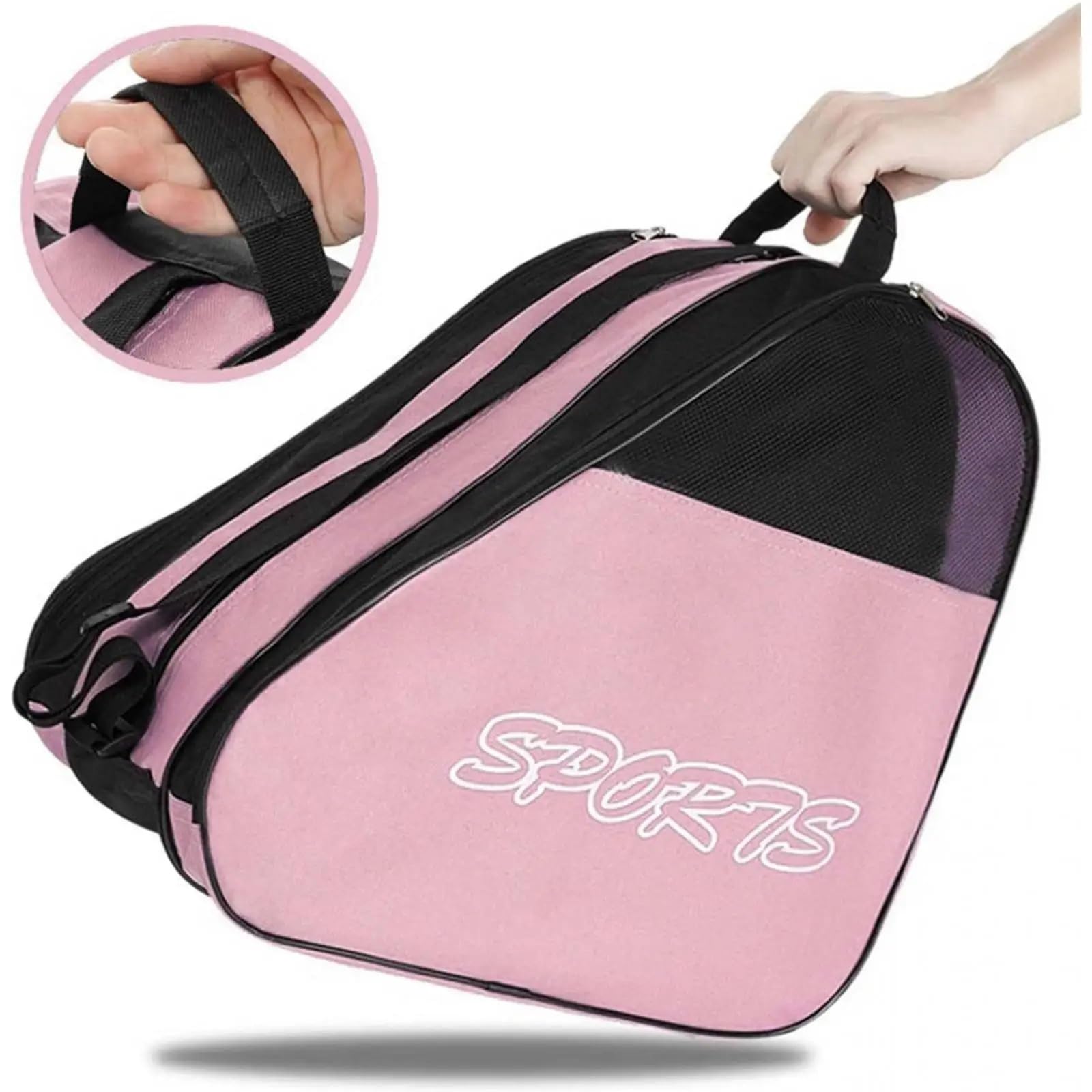 Bolsa para Botas de esquí Bolsa para Patines, Bolsa de Almacenamiento para Patines de Gran Capacidad, Duradera, Bolsa para Patinaje sobre Ruedas Bolsa de Viaje para esquís