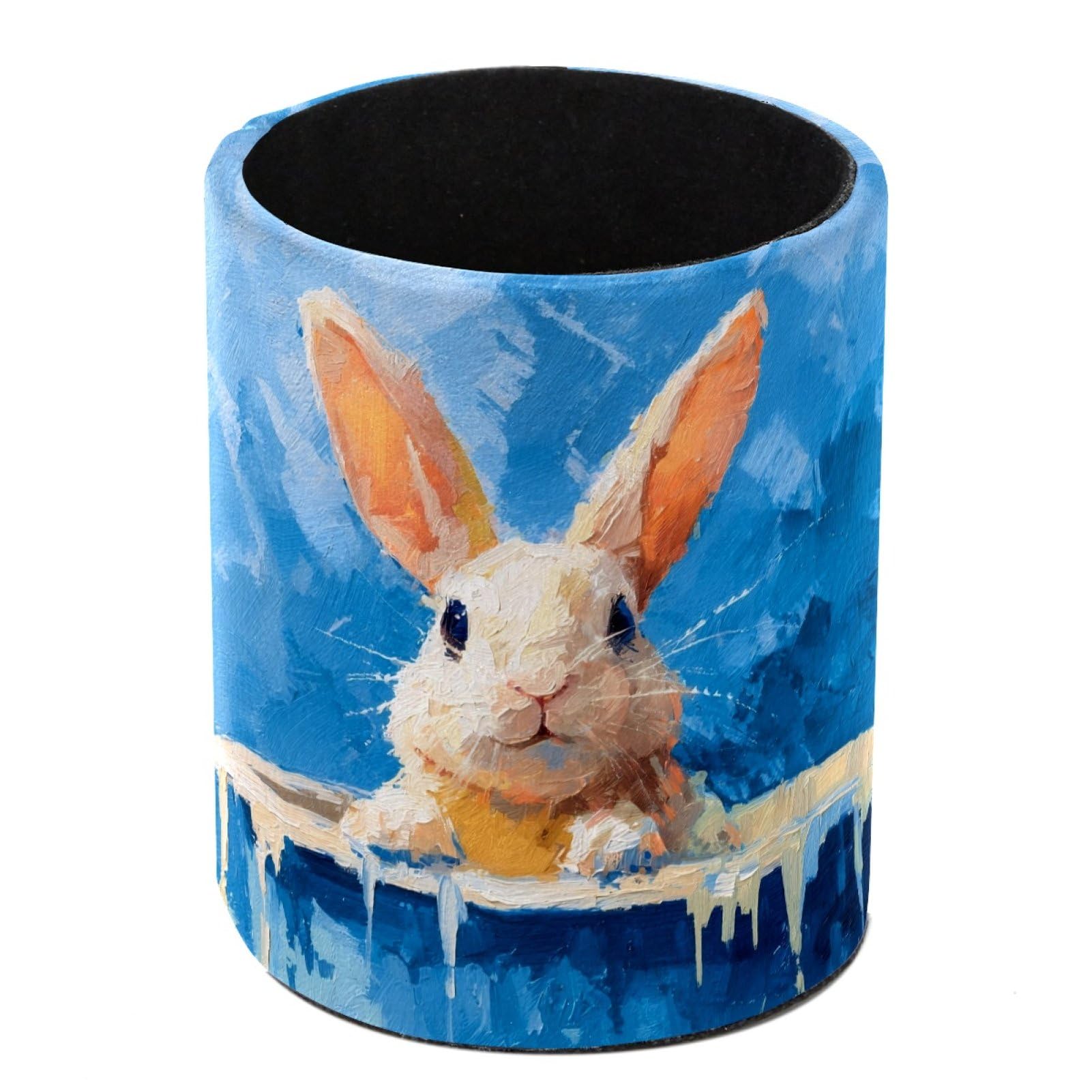 FWJZDSP Bunny Pencil Cup Pen Organizer Makeup Brush Holder for Office Home Countertop Desk Accessory Storage