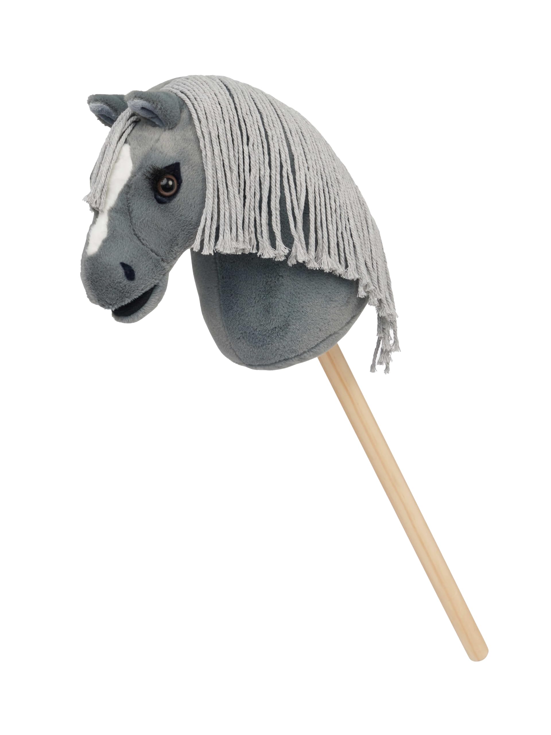 LeMieux Mini Hobby Horse - Smokey - Detachable Stick - Suitable for Ages 3+