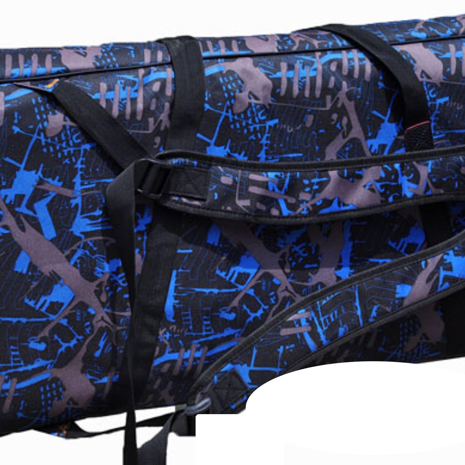 Keyboardtasche mit Außentaschen reißfest Keyboardtasche mit Rucksackgurten sicher Instrumententasche für Musiker, Array, Schwarz, 61 Tasten