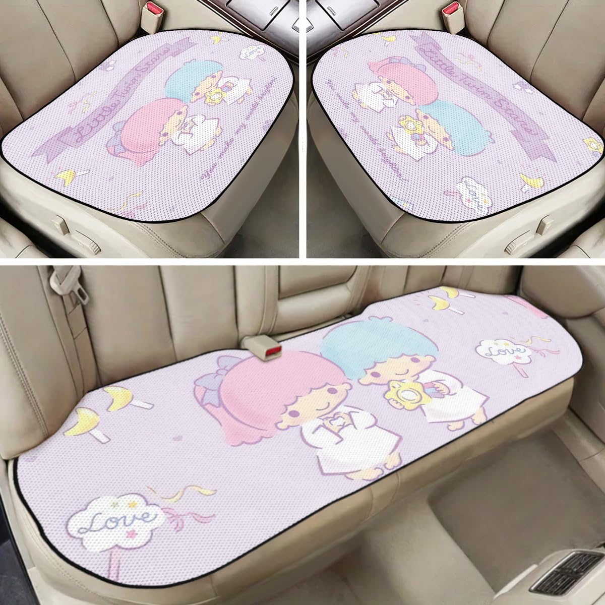 Amazon.co.jp: キキララ 車用 シートカバーセット カーシート