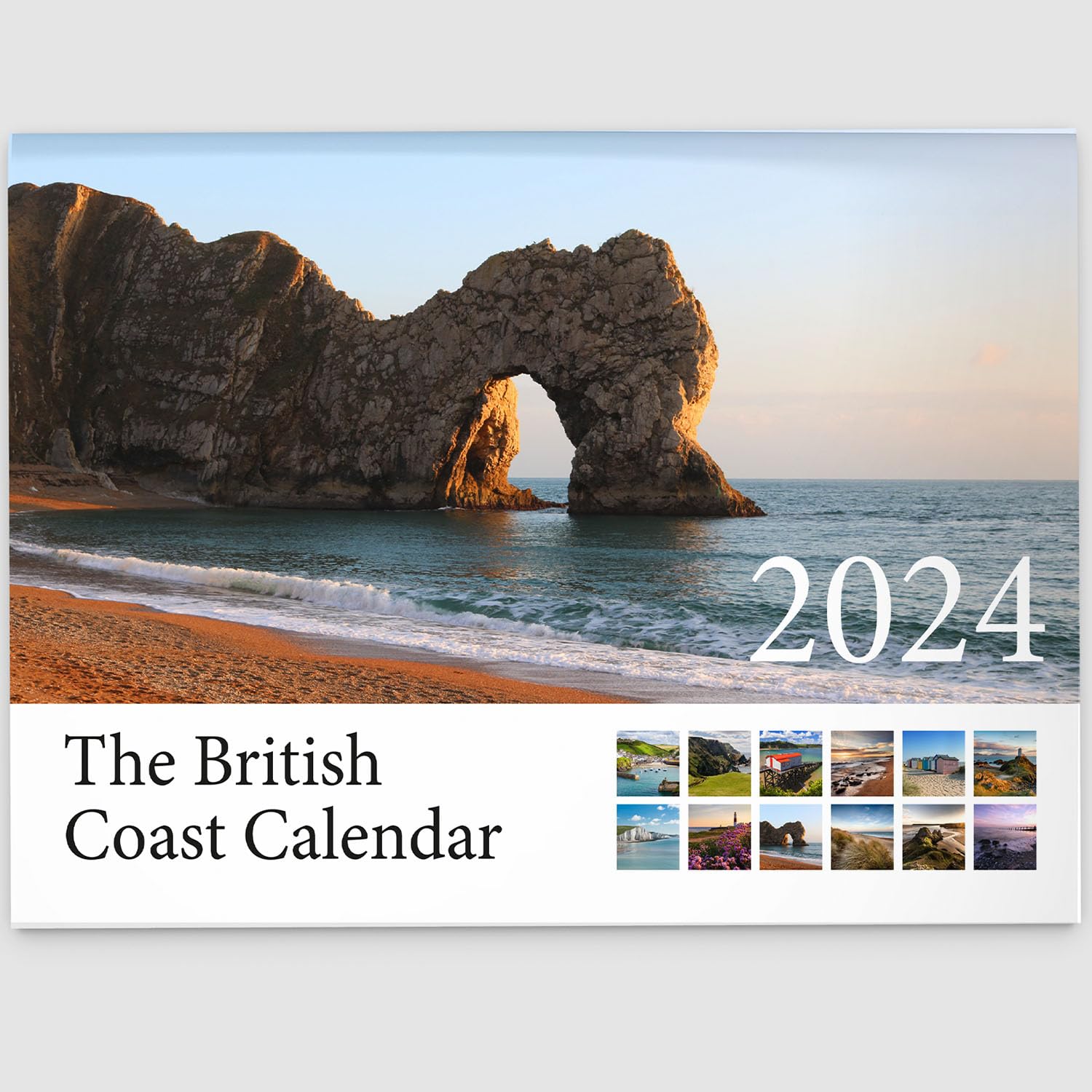 2025 British Coast Wall Calendar Featuring Stunning Photography of Coasts from Britain - Includes All UK & World Holidays & Dates Included | Perfect Christmas Calendar for the Home and Office