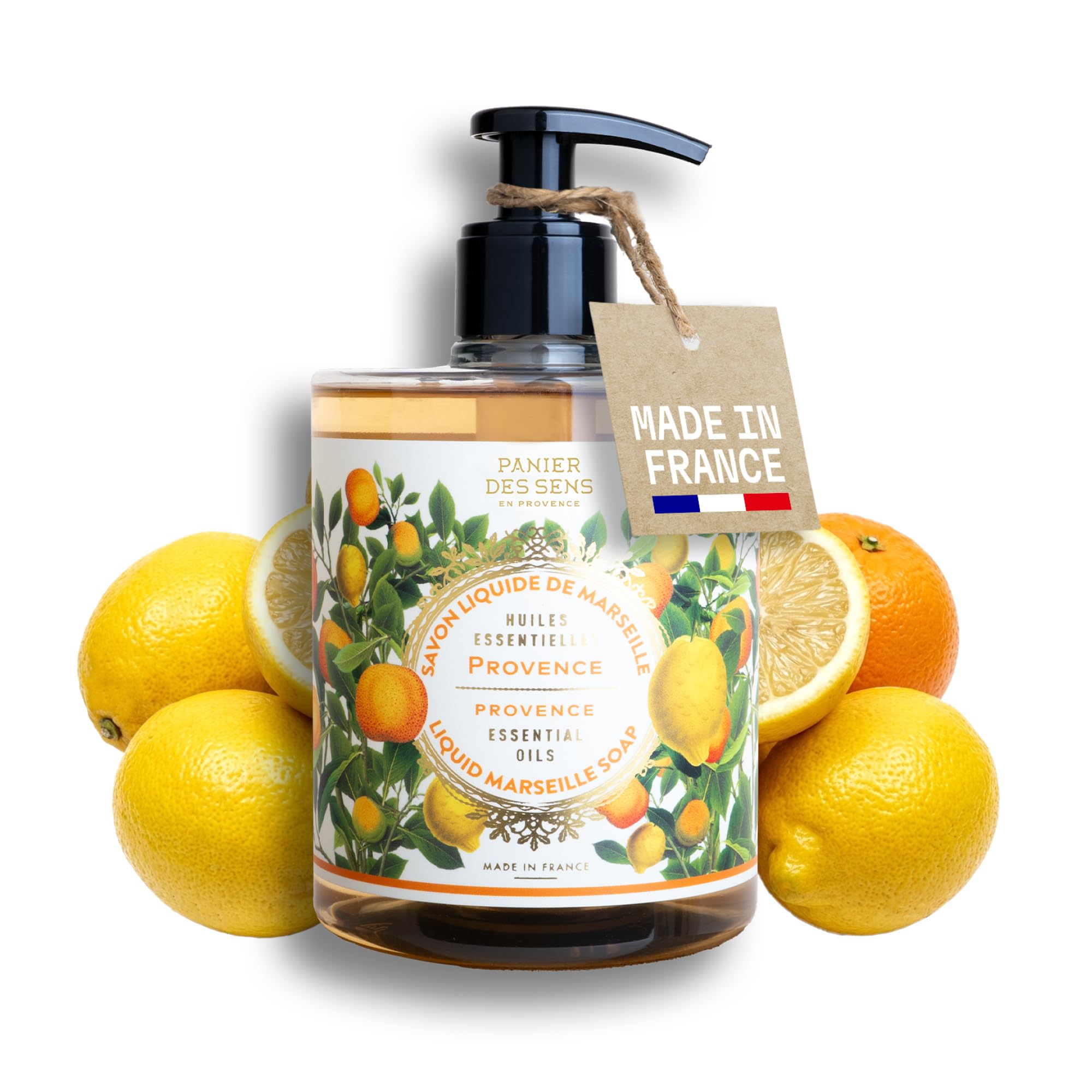 Provence Citrus Liquid Hand Soap 500ml - Hand Wash - Panier des Sens
