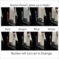 Vista 6 de Voswitch JL800 Grab Handle Switch Panel for Jeep Wrangler JL 2018-2023 and Gladiator 2020-2023