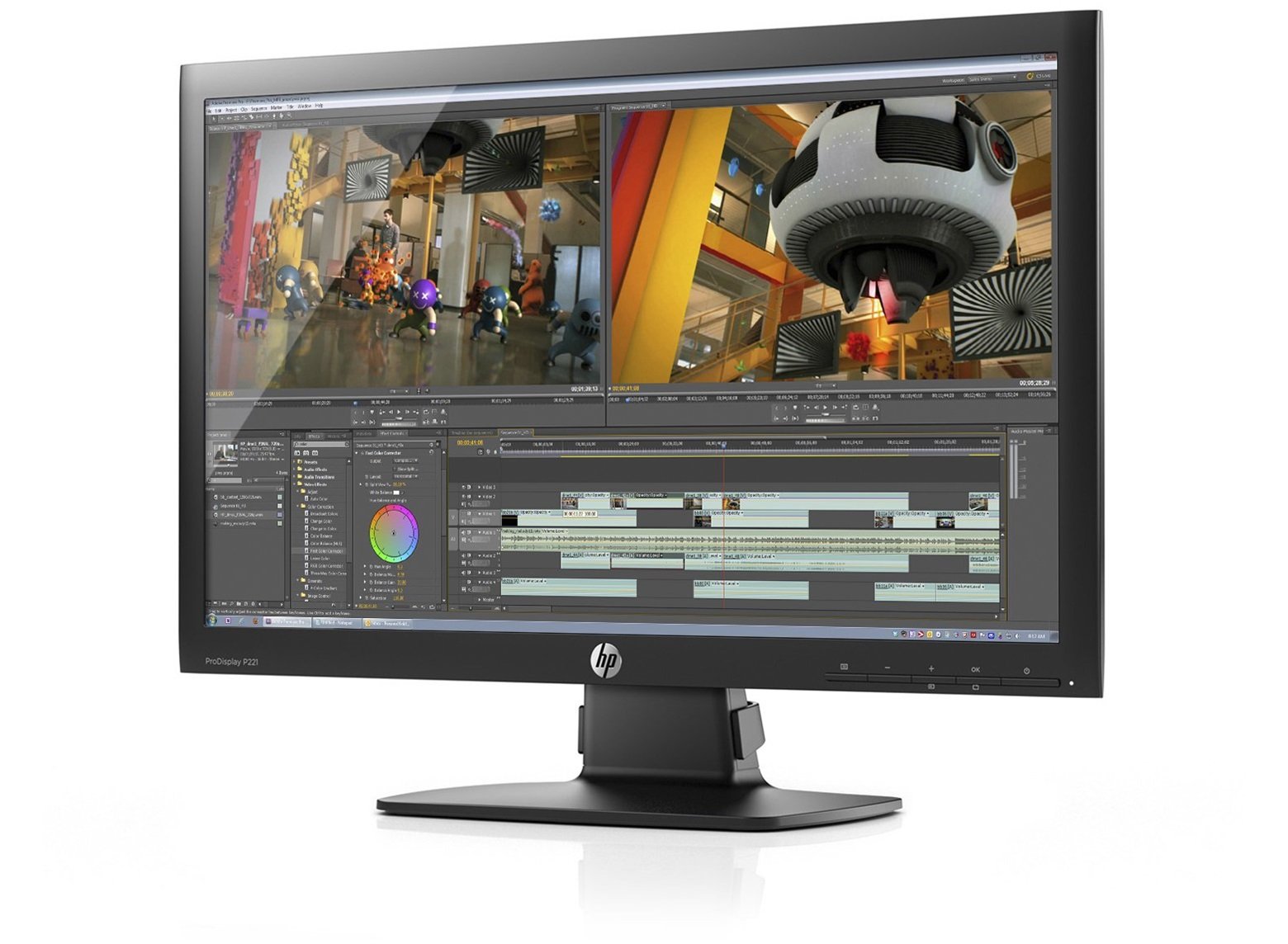 5台 日本 HP ProDisplay P221 21.5インチワイドモニター HP ProDisplay P221 - Monitor (54,61 cm (21.5