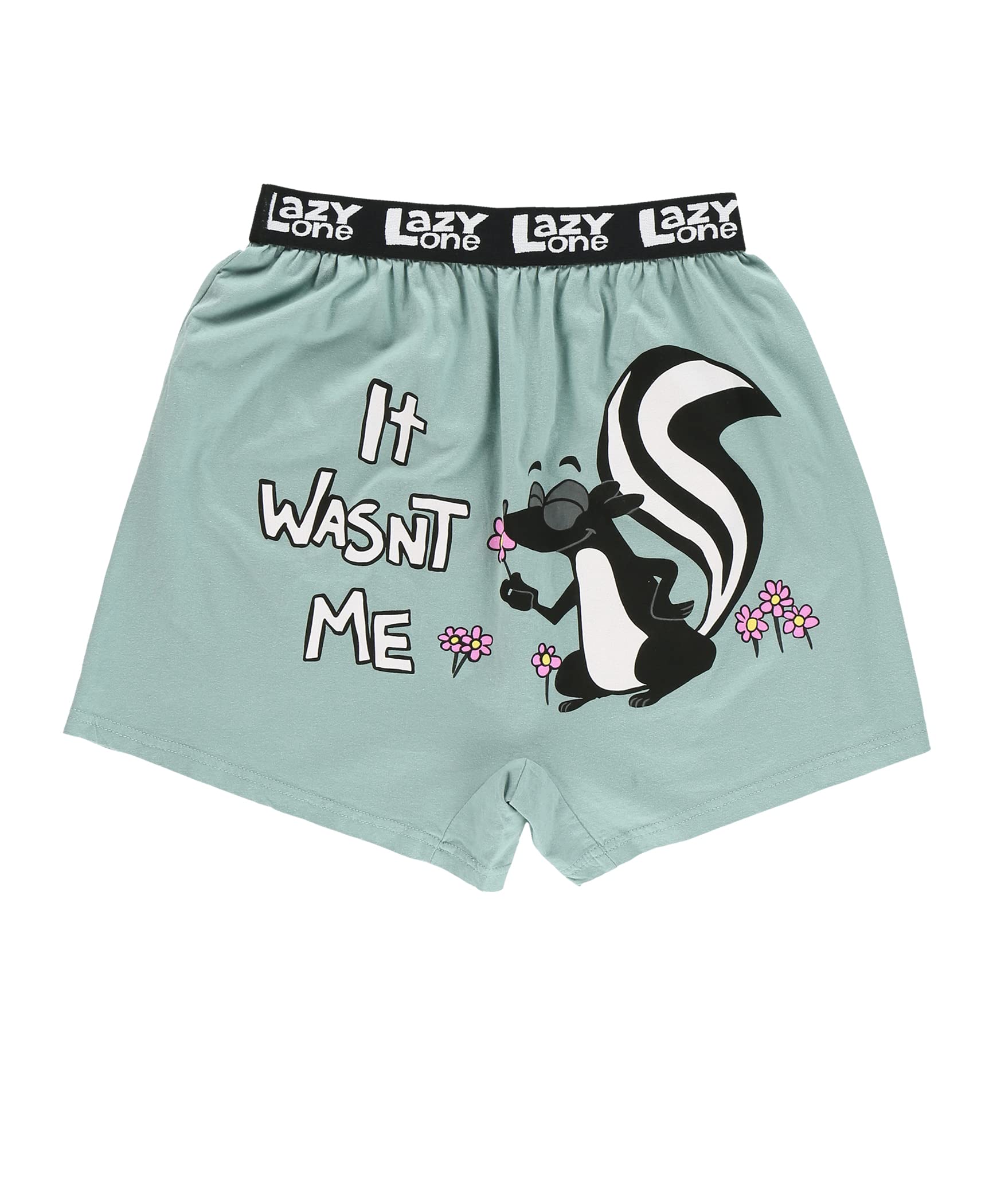 Lazy One Funny Animal Boxers Novelty Boxer Shorts Gag Gifts for Men Humorous Underwear For Men